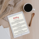 Holiday Organization TIps | Instant Download