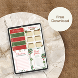 Christmas Planner + Gift List Printable Bundle