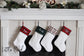 Plaid Christmas Stocking | White Boot