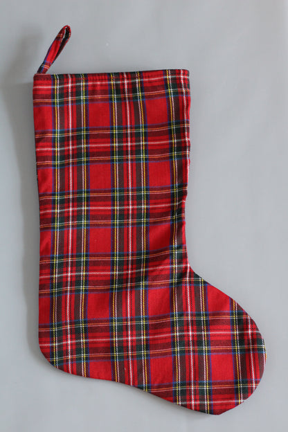 Plaid Christmas Stocking | All Plaid